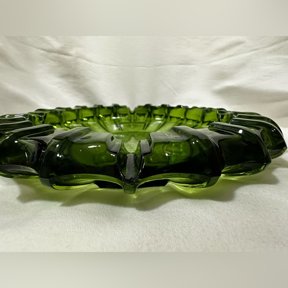 MCM Blenko glass Ashtray for cigarettes & cigars, trinkets. - Picture 5 of 10